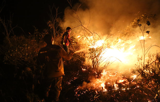  Dois novos focos de incêndio são registrados na Chapada Diamantina