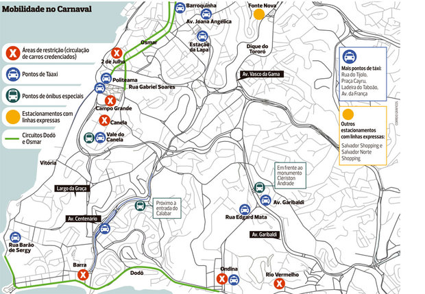  Prefeitura divulga esquema especial de trânsito para o Carnaval