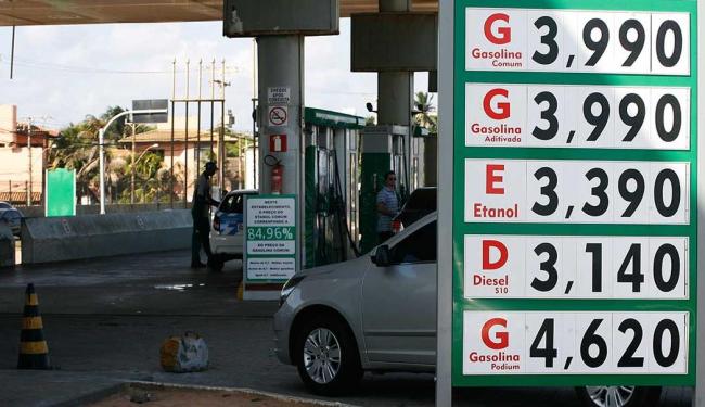  Preço da gasolina sobe e chega próximo de R$ 4 em Salvador