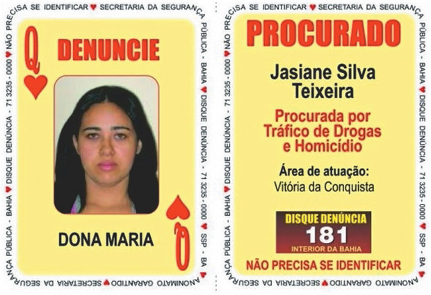  Líder de nova facção é a terceira mulher a entrar no Baralho do Crime