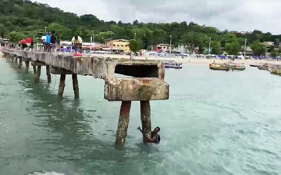  PONTE DE SÃO TOMÉ DESABA , EM SALVADOR