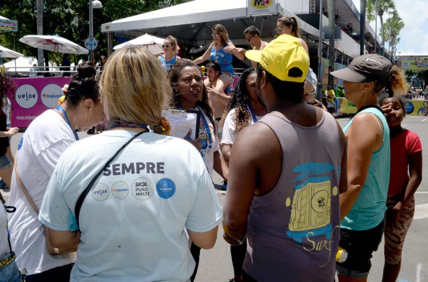  Equipes da Sempre realizam promoção social e combate a violação de direitos no Carnaval 2023