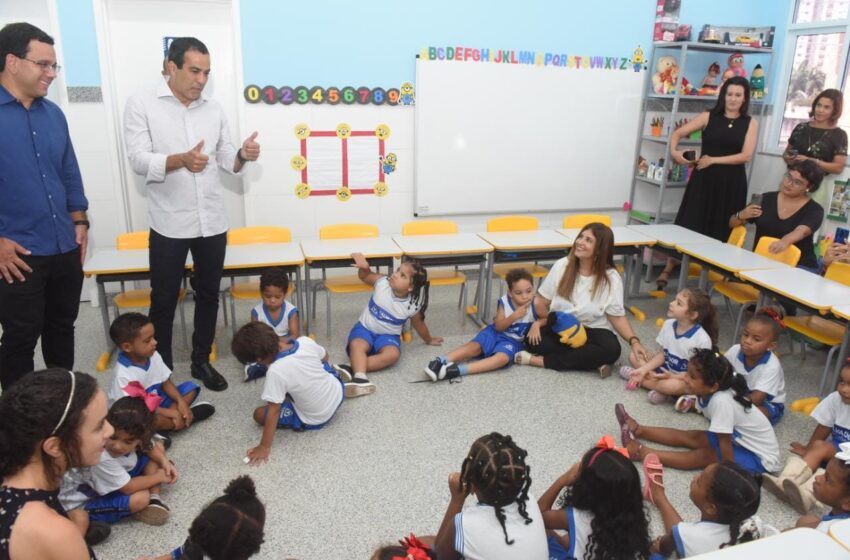  Com foco na tecnologia e no esporte, rede municipal de Salvador retorna com aula inaugural no Imbuí