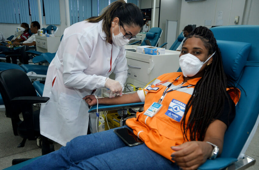  Codesal promove campanha de doação de sangue com participação de voluntários