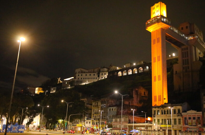  Setembro Amarelo: Salvador ilumina monumentos em apoio à campanha