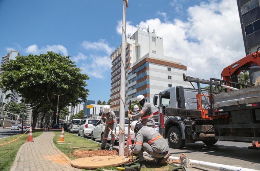  Aumenta número de postes danificados em Salvador devido a acidentes de trânsito