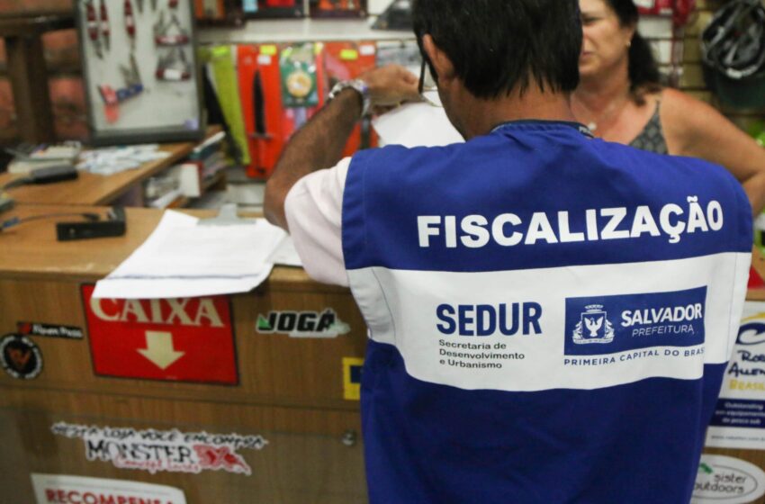  Sedur notifica 125 estabelecimentos comerciais no circuito da Lavagem do Bonfim