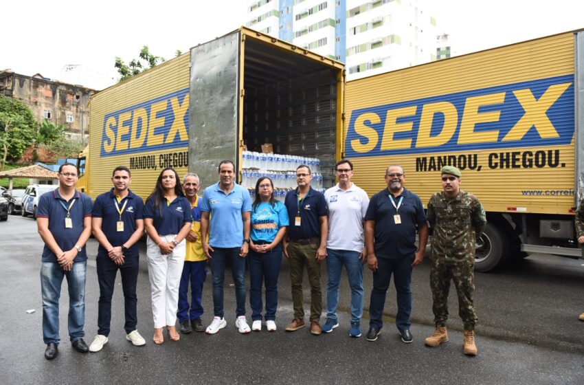  Prefeitura envia ao Rio Grande do Sul 103 mil litros de água arrecadados pela ação Salvador Solidária