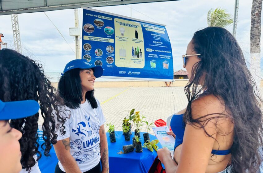  Limpurb leva projeto “A Onda é Preservar” para Itapuã