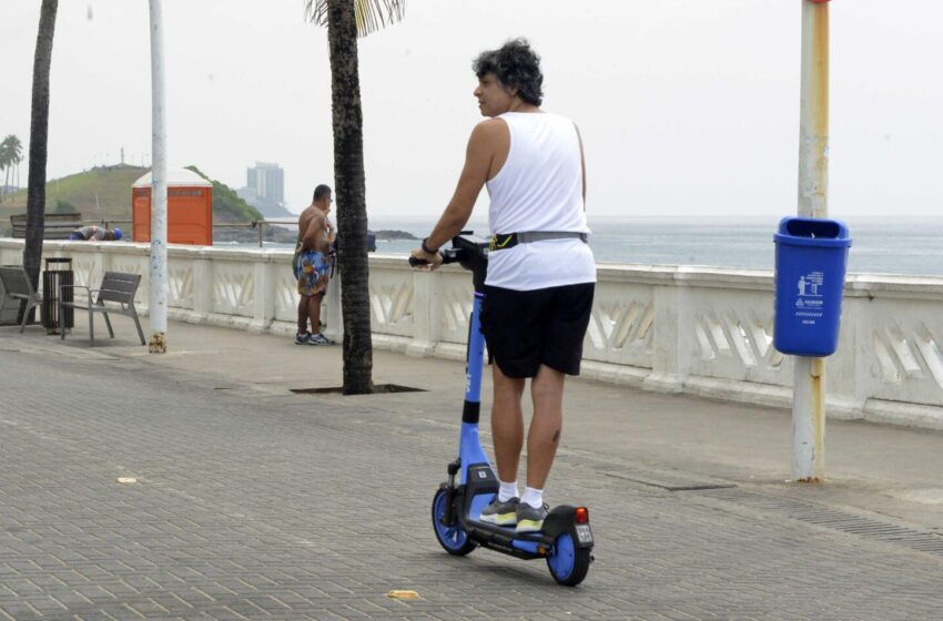  Patinetes elétricos registram quase 70 mil viagens em Salvador e área de operação é ampliada