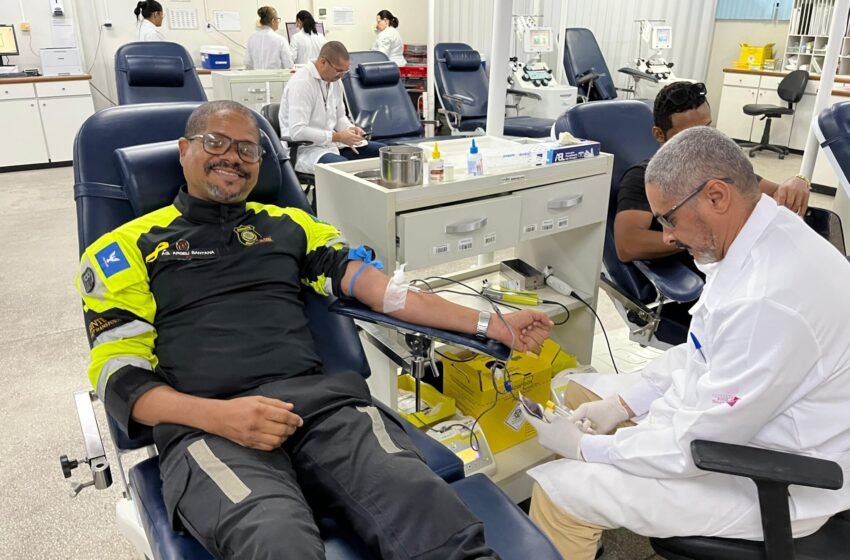 Maio Amarelo: Servidores da Semob realizam doação de sangue