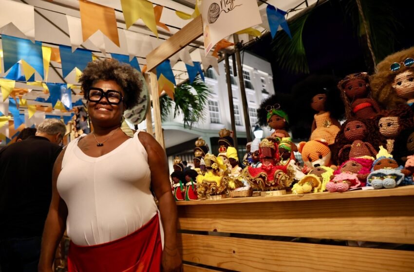  Cerca de 70% dos ambulantes que trabalham no Arraiá da Prefs são mulheres e chefes de família